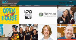 Desktop Screenshot of lcad.edu